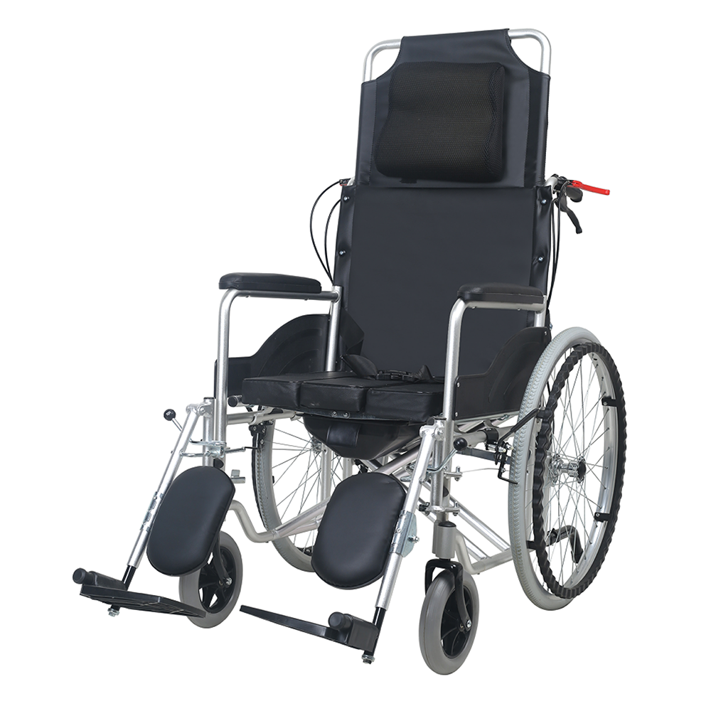 Kursi Roda Berbaring Penuh Paduan Aluminium